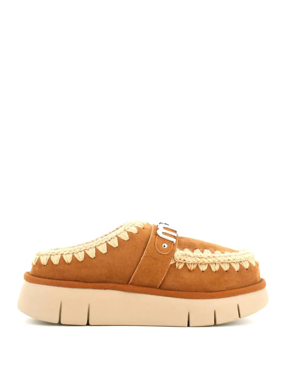 Stivaletti Mou Donna Bounce Clog Metal Logo Marrone Mou  Angolo dello Sport