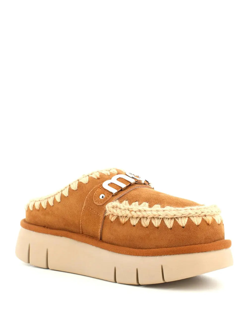 Stivaletti Mou Donna Bounce Clog Metal Logo Marrone Mou  Angolo dello Sport