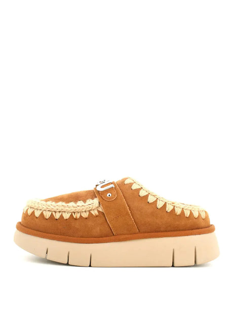 Stivaletti Mou Donna Bounce Clog Metal Logo Marrone Mou  Angolo dello Sport