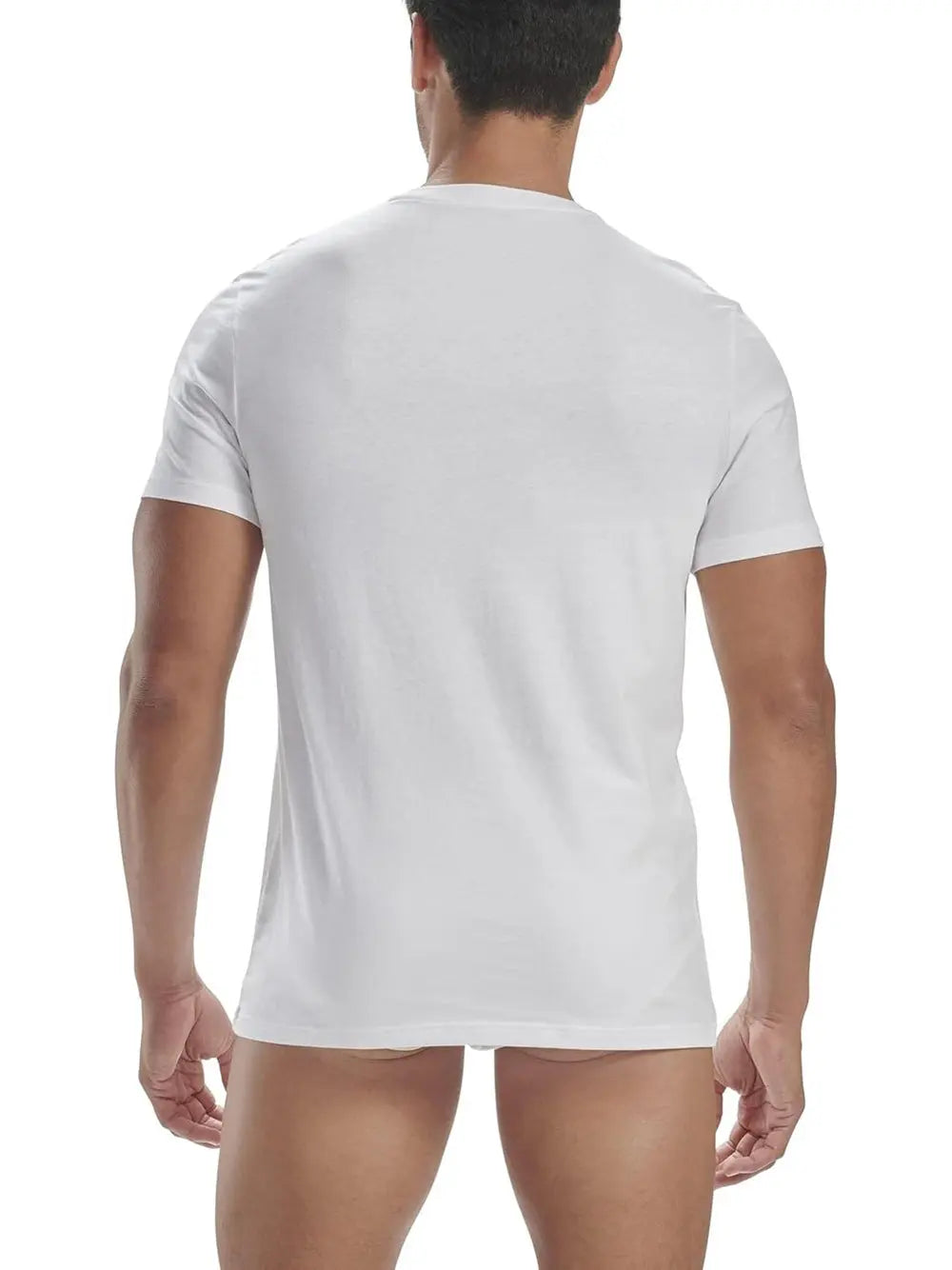 T-Shirt Adidas Uomo Acrc - 3pk V Neck T-Shirt Bianco Adidas  Angolo dello Sport