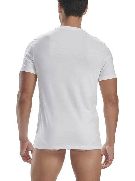 T-Shirt Adidas Uomo Acrc - 3pk V Neck T-Shirt Bianco Adidas  Angolo dello Sport
