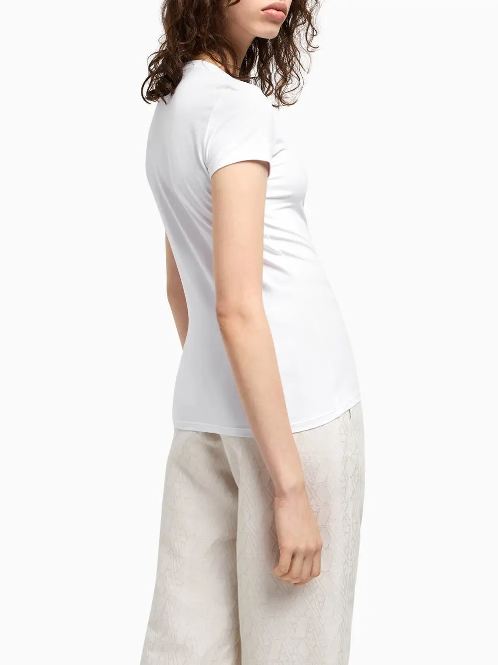 T-Shirt Armani Exchange Donna - Bianco