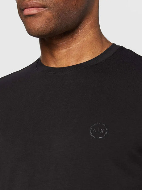 T-Shirt Armani Exchange Uomo Nero Armani  Angolo dello Sport