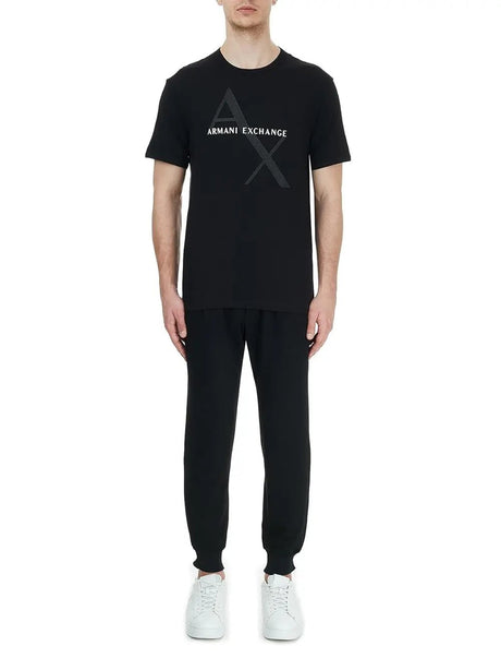 T-Shirt Armani Exchange Uomo Nero Armani  Angolo dello Sport