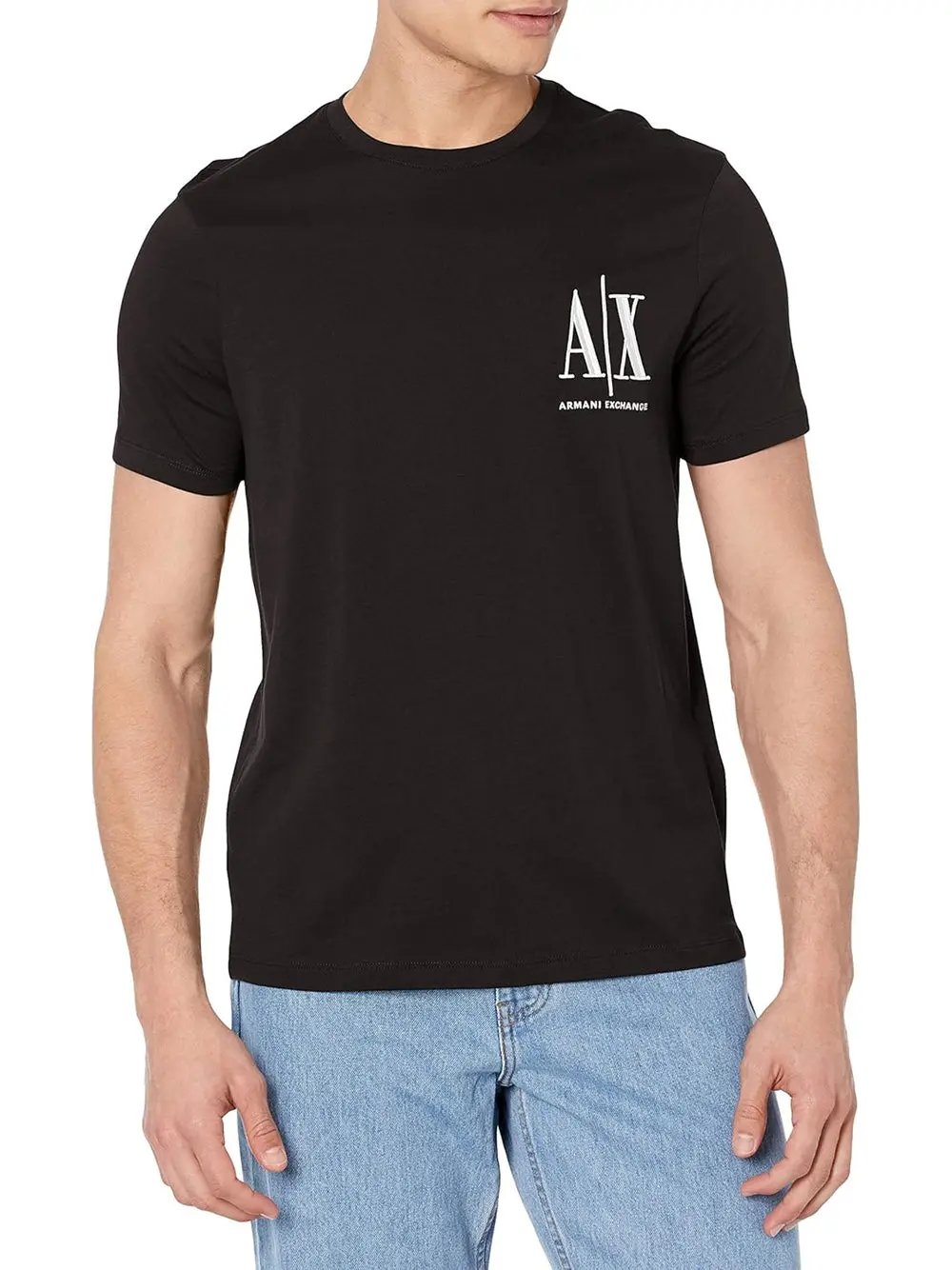 T-Shirt Armani Exchange Uomo Nero Armani  Angolo dello Sport