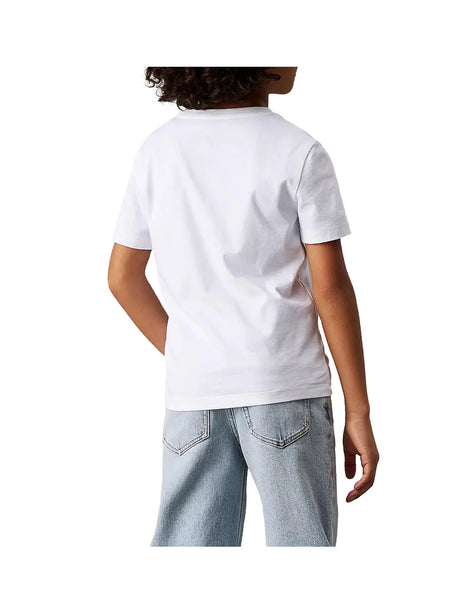 T-Shirt Calvin Klein Jeans Bambino - Bright White