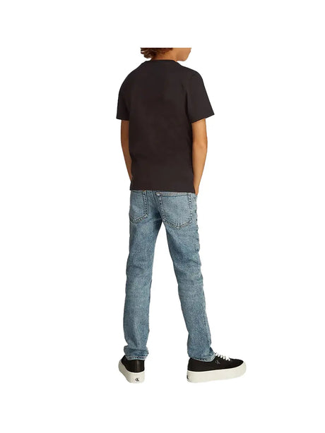 T-Shirt Calvin Klein Jr Bambino - Nero