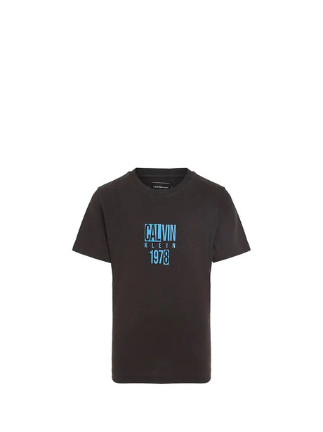 T-Shirt Calvin Klein Jr Bambino - Nero