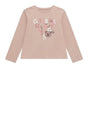 T-Shirt Guess Jr Bambina Ls Rosa Guess  Angolo dello Sport
