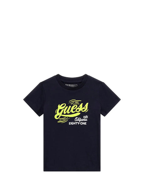 T-Shirt Kid Bimbo - Blu