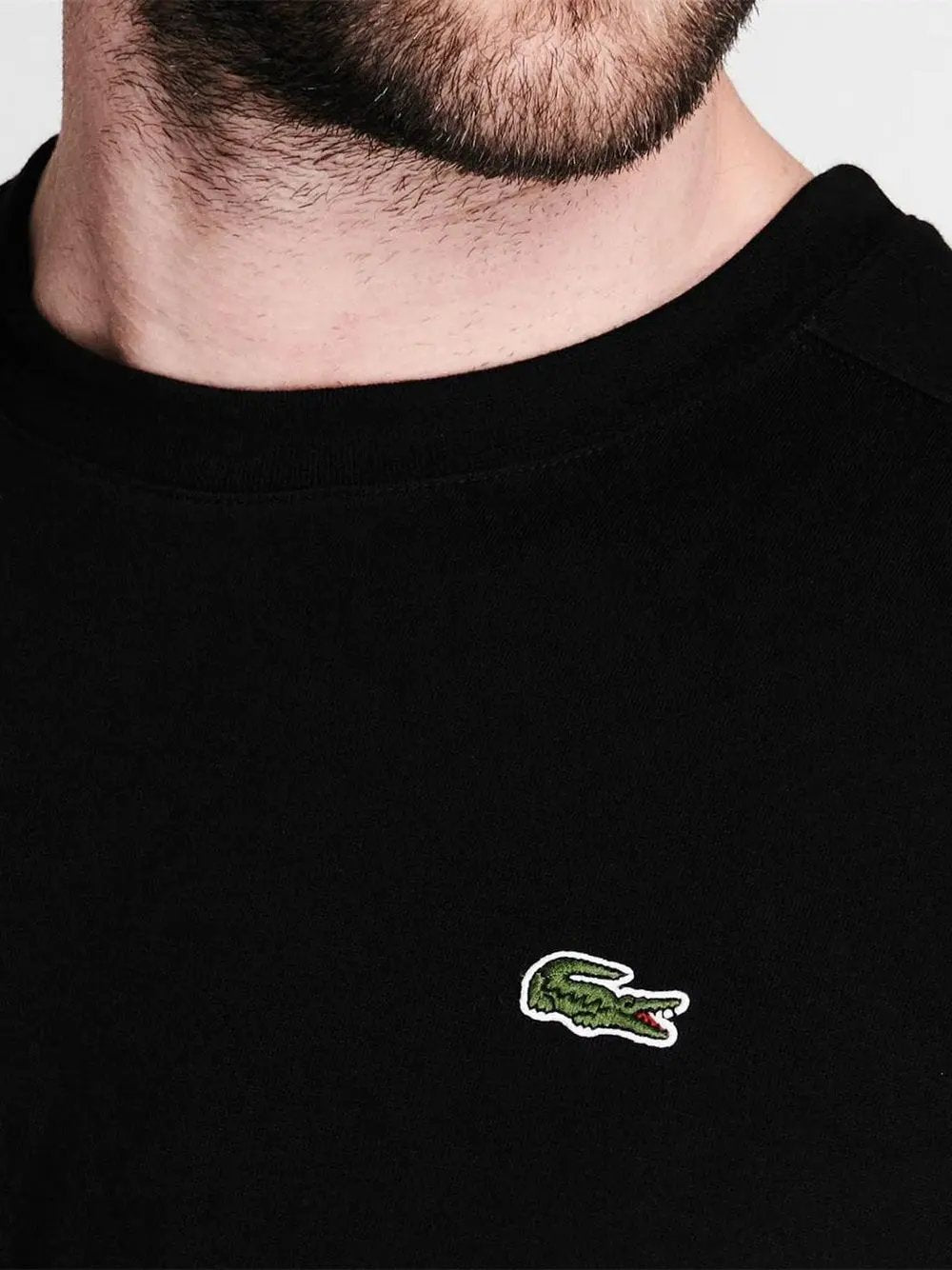 T-Shirt Lacoste Uomo Nero Lacoste  Angolo dello Sport