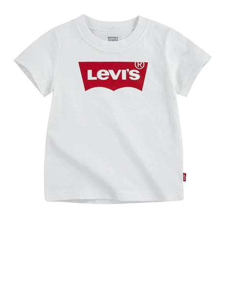 T-Shirt Levis Bambino Nos Batwing Bianco Levi's  Angolo dello Sport