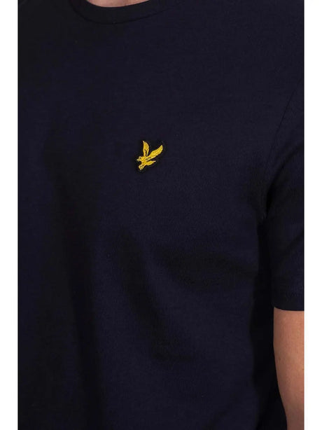 T-Shirt Lyle & Scott Uomo Plain Blu Lyle & Scott  Angolo dello Sport