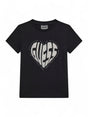 T-Shirt Minime Guess Jr Bambina - Nero