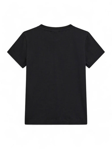 T-Shirt Minime Guess Jr Bambina - Nero