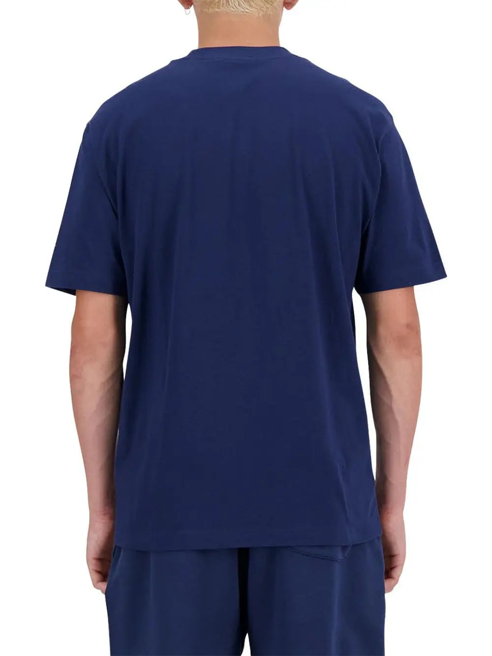 T-Shirt New Balance Small Logo Uomo - Blu