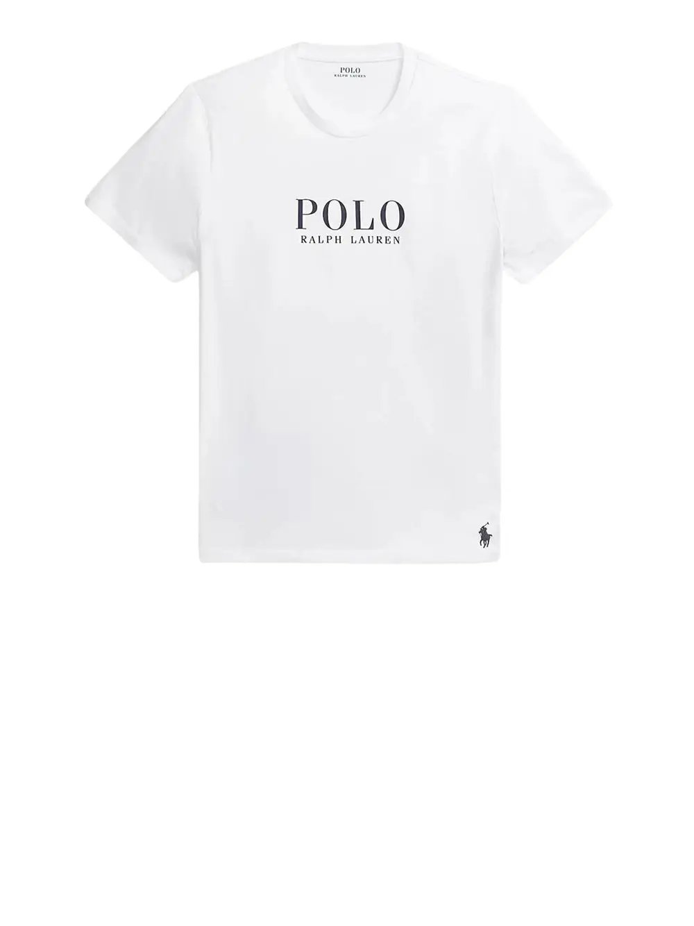 T-Shirt Ralph Lauren Uomo Ss Crew Sleep Top Bianco Ralph Lauren  Angolo dello Sport