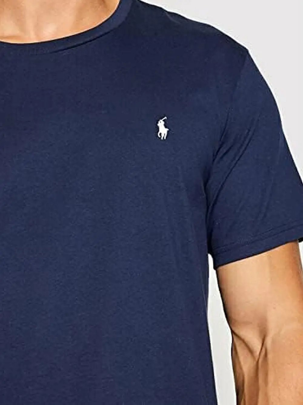 T-Shirt Ralph Lauren Uomo Ss Crew Sleep Top Navy Ralph Lauren  Angolo dello Sport