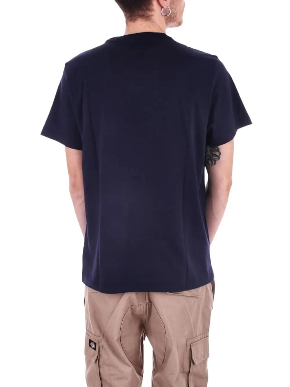 T-Shirt Ralph Lauren Uomo Ss Crew Sleep Top Navy Ralph Lauren  Angolo dello Sport