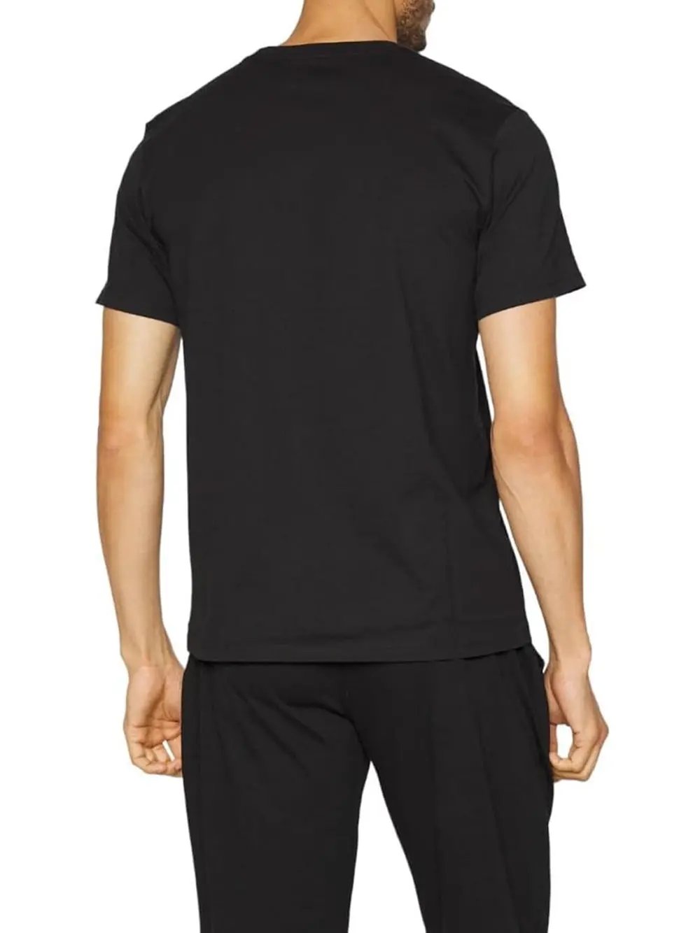 T-Shirt Ralph Lauren Uomo Ss Crew Sleep Top Nero Ralph Lauren  Angolo dello Sport