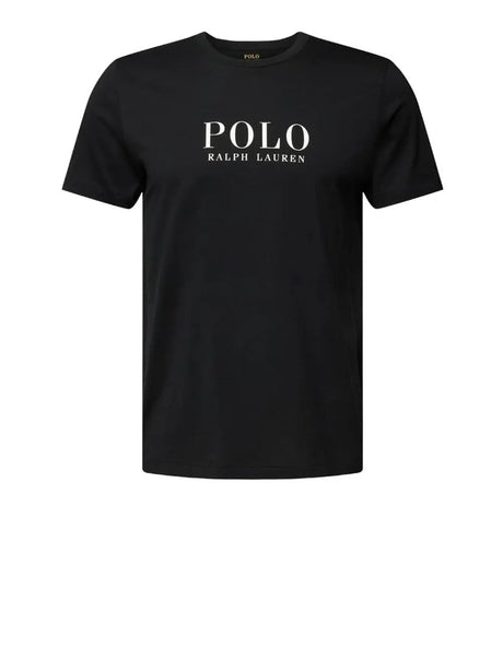T-Shirt Ralph Lauren Uomo Ss Crew Sleep Top Nero Ralph Lauren  Angolo dello Sport