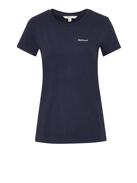 T-Shirt Saltford Barbour Donna - Navy