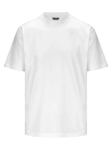 T-Shirt Solo Jersey K-Way Uomo - Bianco