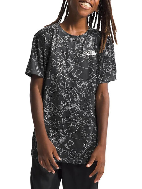 T-Shirt Sportiva The North Face Bambino S/s Never Stop Grigio The North Face  Angolo dello Sport