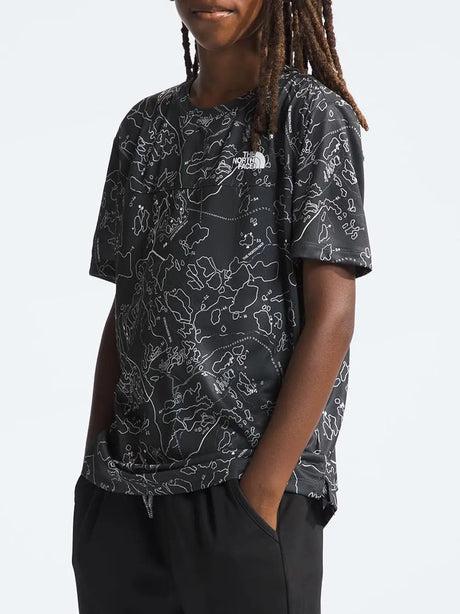 T-Shirt Sportiva The North Face Bambino S/s Never Stop Grigio The North Face  Angolo dello Sport