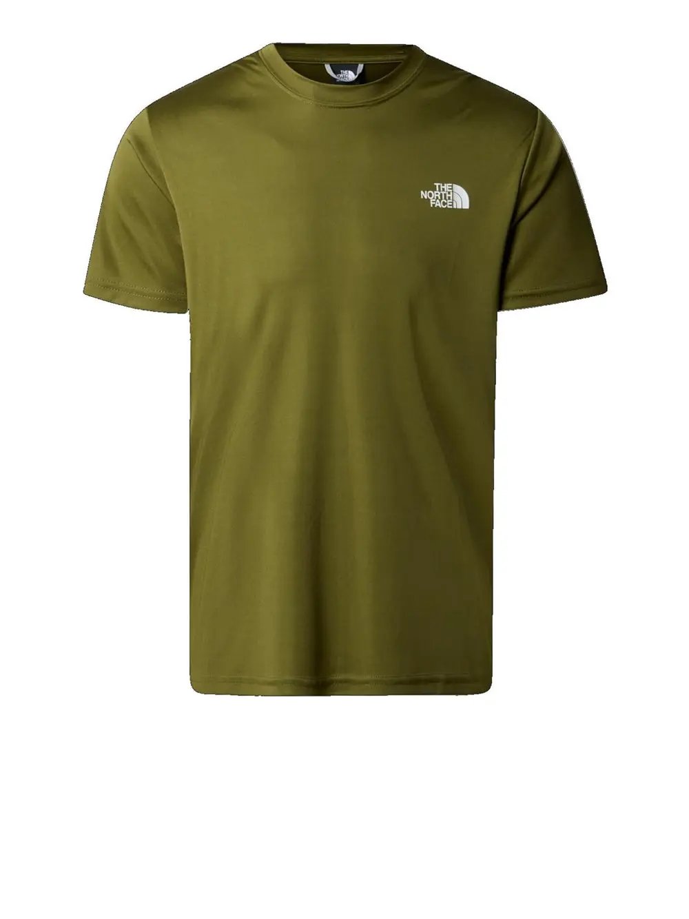 T-Shirt Sportiva The North Face Uomo Reaxion Red Verde The North Face  Angolo dello Sport