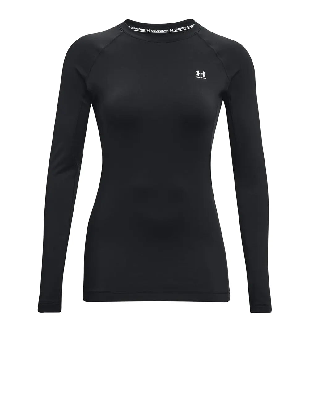 T-Shirt Sportiva Under Armour Donna Ua Authentics Crew Nero Under Armour  Angolo dello Sport