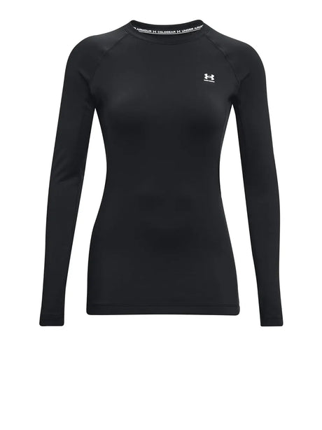 T-Shirt Sportiva Under Armour Donna Ua Authentics Crew Nero Under Armour  Angolo dello Sport