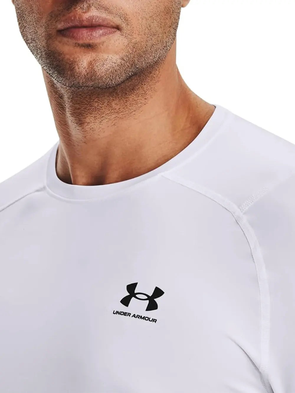 T-Shirt Sportiva Under Armour Uomo Bianco Under Armour  Angolo dello Sport