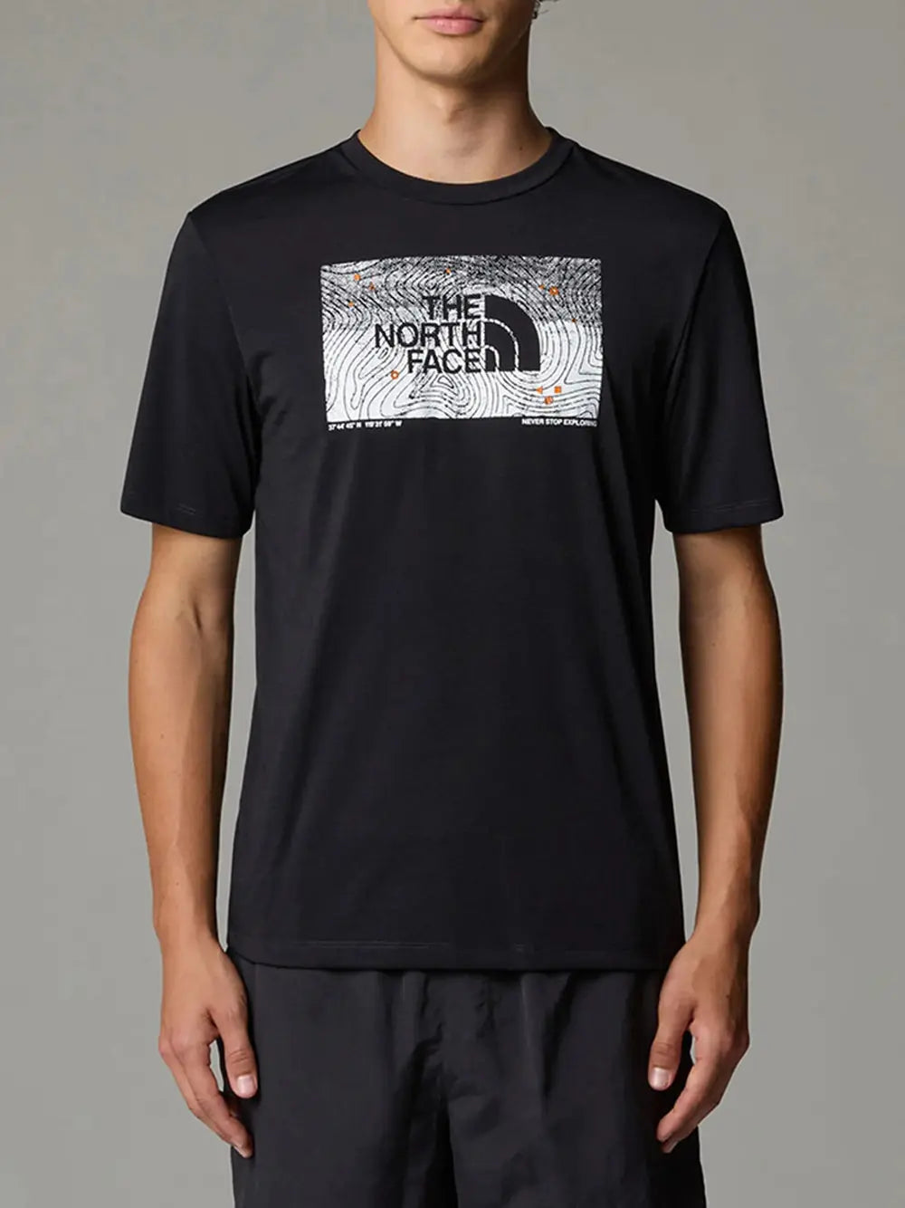 T-Shirt The North Face Foundation Abstract Uomo - Nero