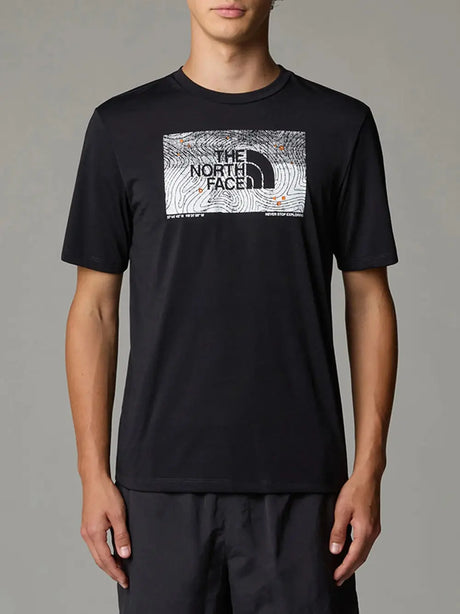 T-Shirt The North Face Foundation Abstract Uomo - Nero