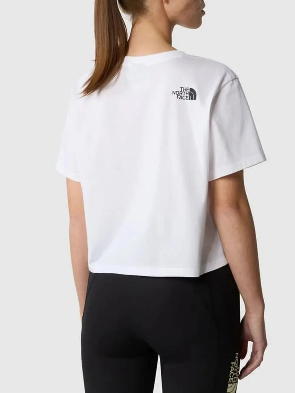 T-Shirt The North Face Simple Dome Cropped Donna - Bianco