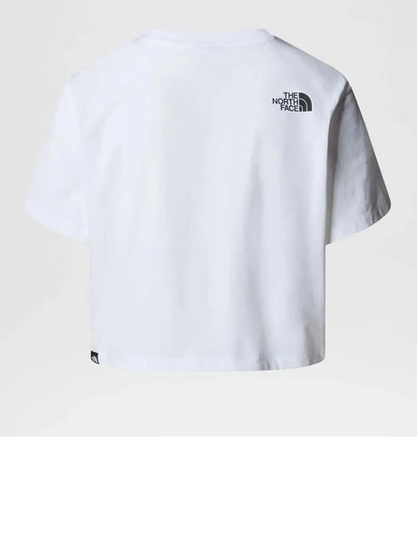 T-Shirt The North Face Simple Dome Cropped Donna - Bianco