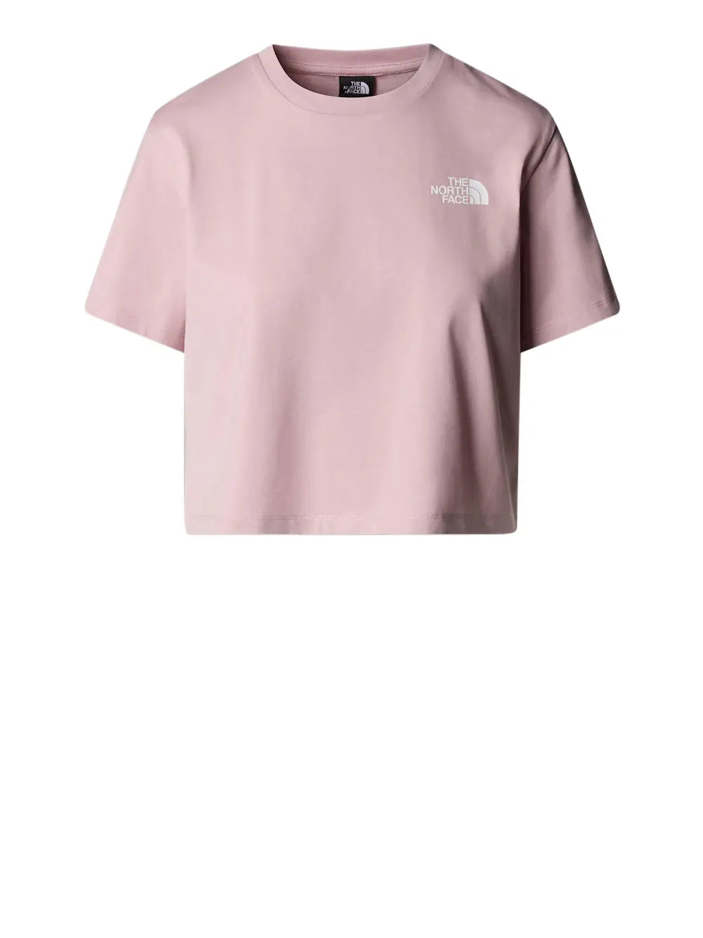 T-Shirt The North Face Simple Dome Cropped Donna - Rosa