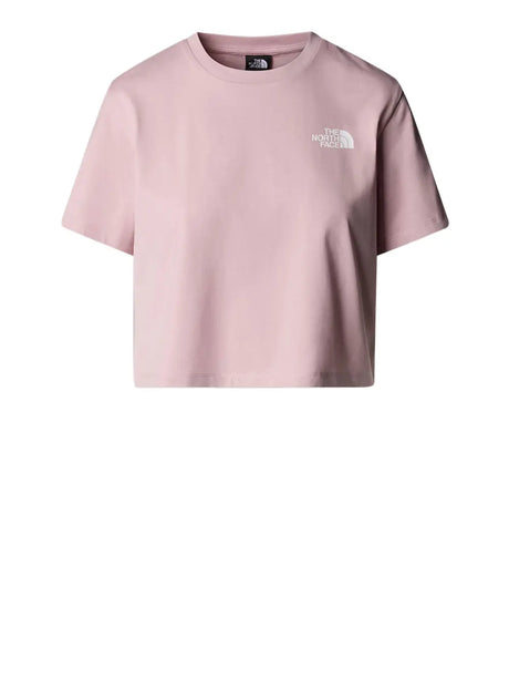 T-Shirt The North Face Simple Dome Cropped Donna - Rosa