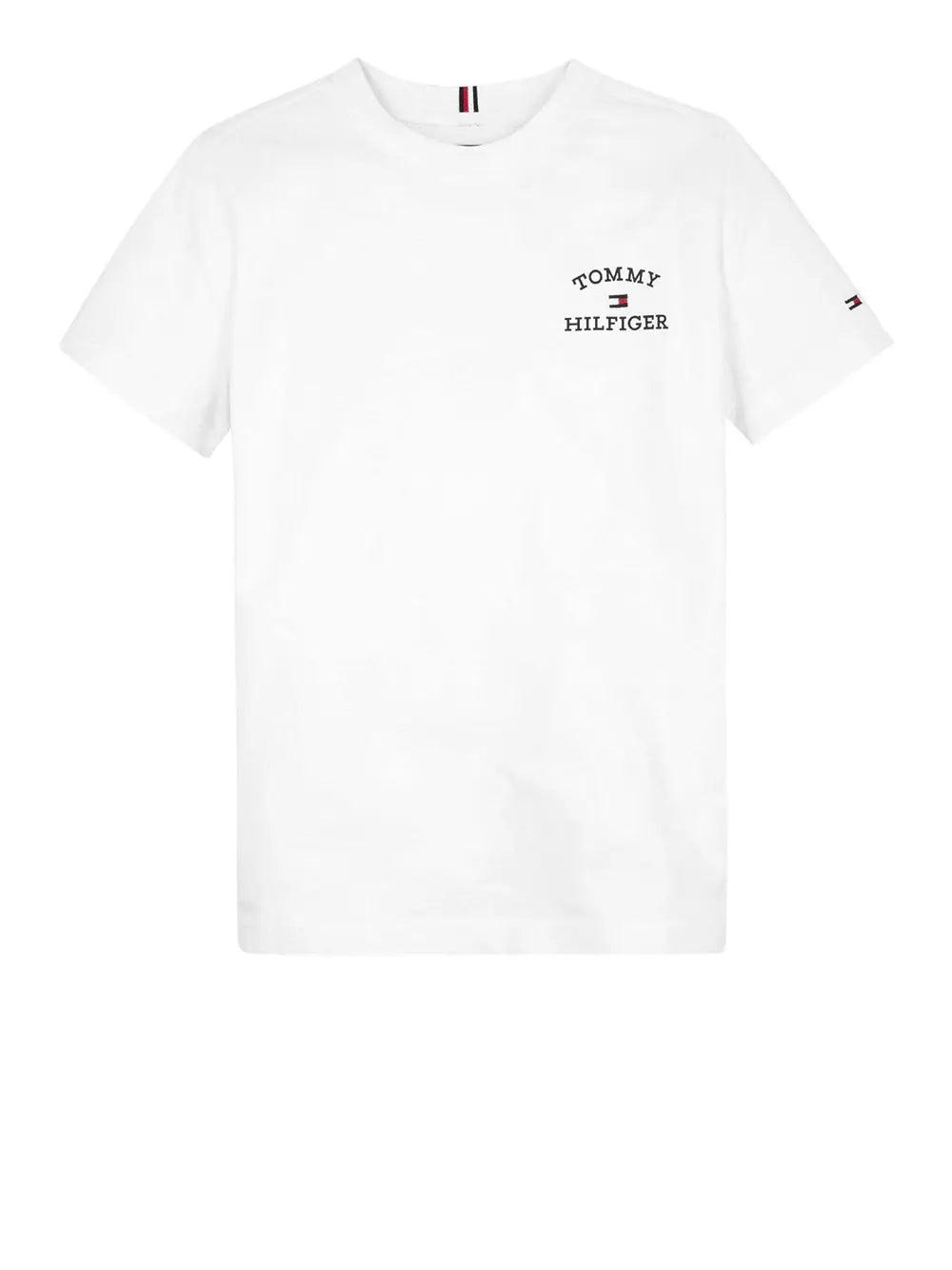 T-Shirt Tommy Hilfiger Bambino Logo Bianco Tommy Hilfiger  Angolo dello Sport