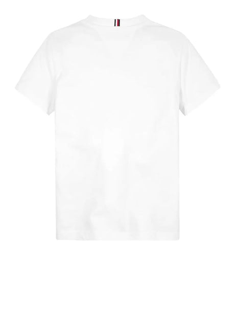 T-Shirt Tommy Hilfiger Bambino Logo Bianco Tommy Hilfiger  Angolo dello Sport