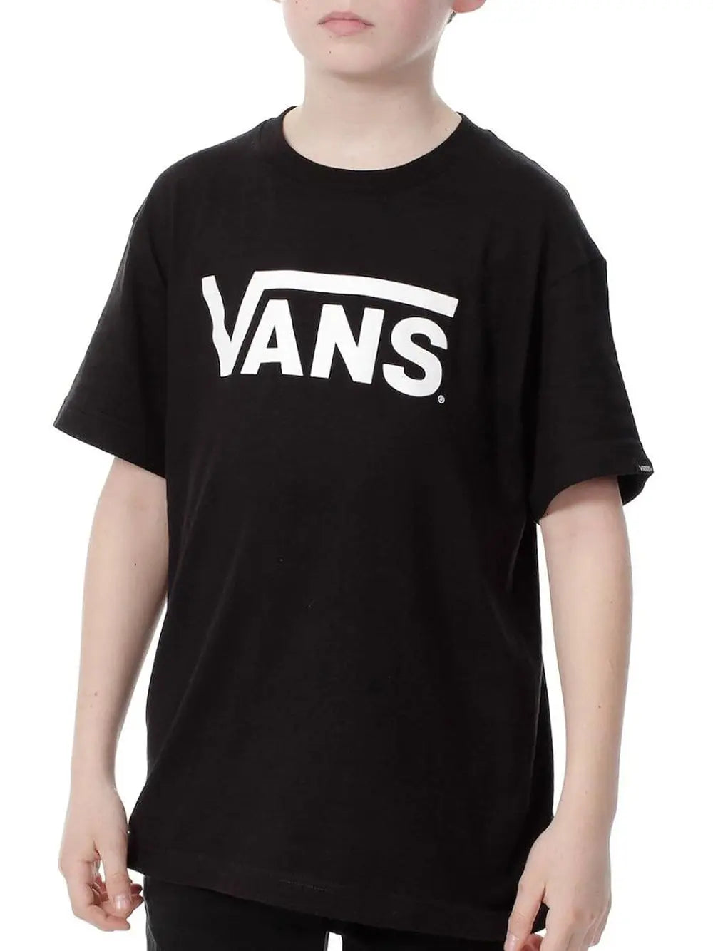 T-Shirt Vans Bambino By Vans Classic Boys Nero Vans  Angolo dello Sport