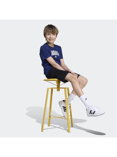 T-shirt Adidas Unisex Bambino - Blu