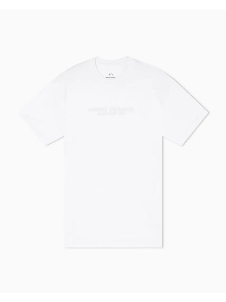 T-shirt Armani Regular Fit in Jersey di Cotone Uomo - Bianco