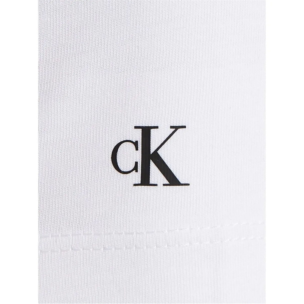 T-shirt CALVIN KLEIN Bambino CHEST INST. LOGO Bianco CALVIN KLEIN  Angolo dello Sport