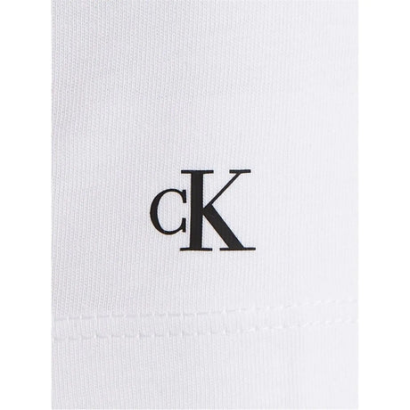 T-shirt CALVIN KLEIN Bambino CHEST INST. LOGO Bianco CALVIN KLEIN  Angolo dello Sport