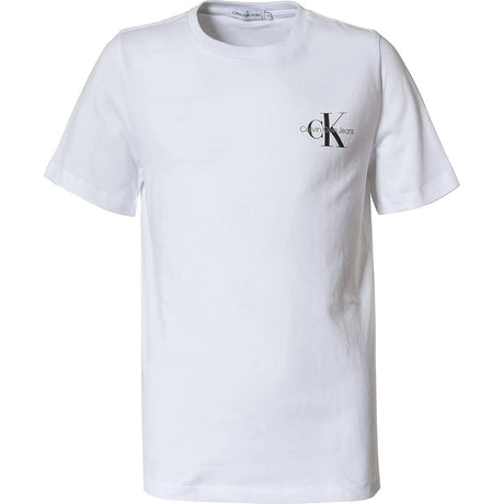 T-shirt CALVIN KLEIN Bambino CHEST MONOGRAM Bianco CALVIN KLEIN  Angolo dello Sport