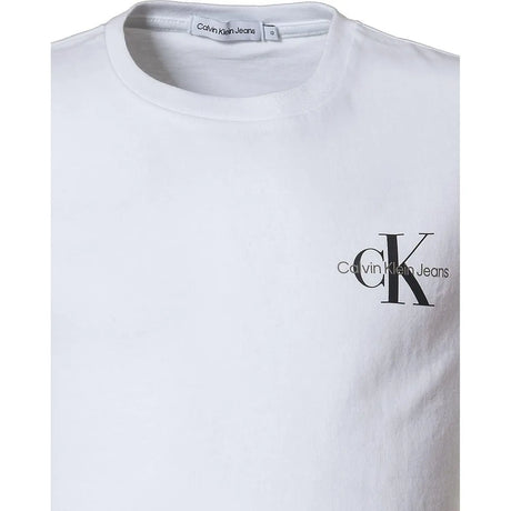 T-shirt CALVIN KLEIN Bambino CHEST MONOGRAM Bianco CALVIN KLEIN  Angolo dello Sport