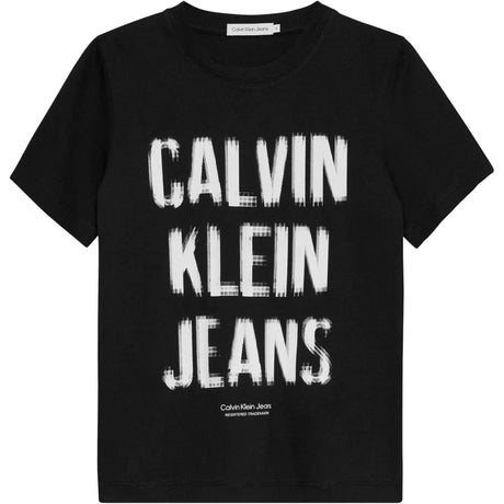 T-shirt CALVIN KLEIN Bambino PIXEL LOGO RELAXED Nero CALVIN KLEIN  Angolo dello Sport
