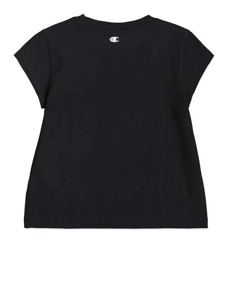 T-shirt Champion Bambina - Nero